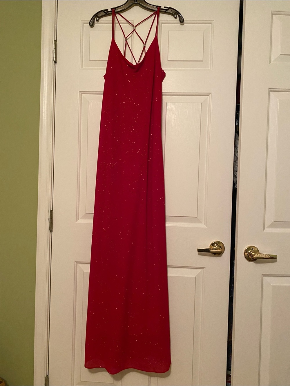 Onyx Nite Red Formal Dress - size 12/14